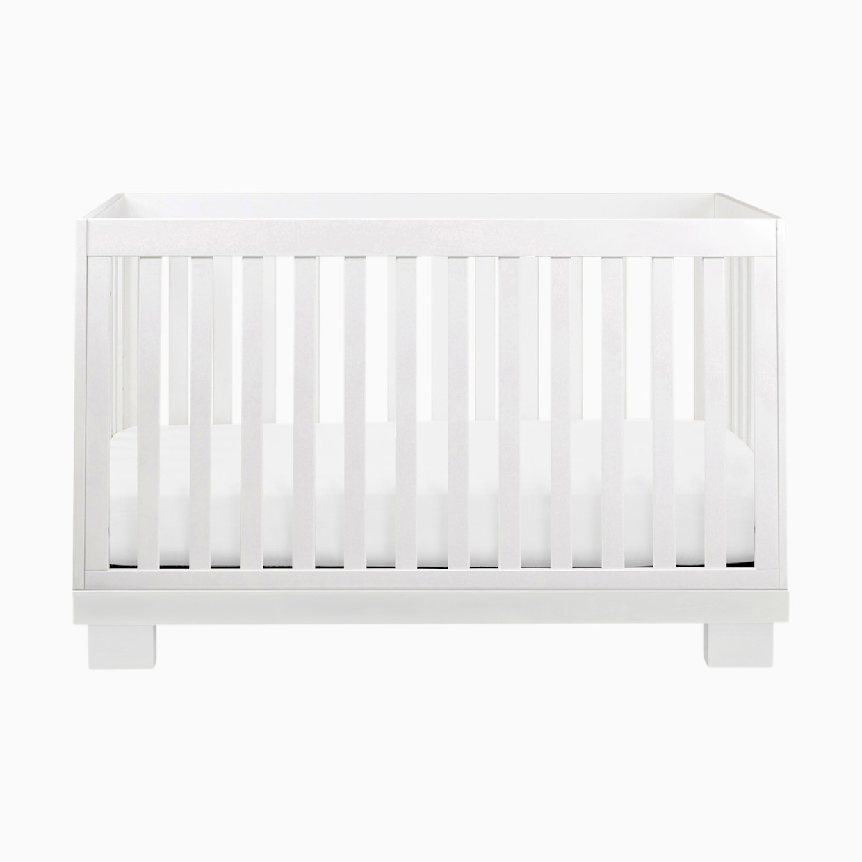 babyletto Modo 3-in-1 Convertible Crib with Toddler Bed Conversion Kit - White.