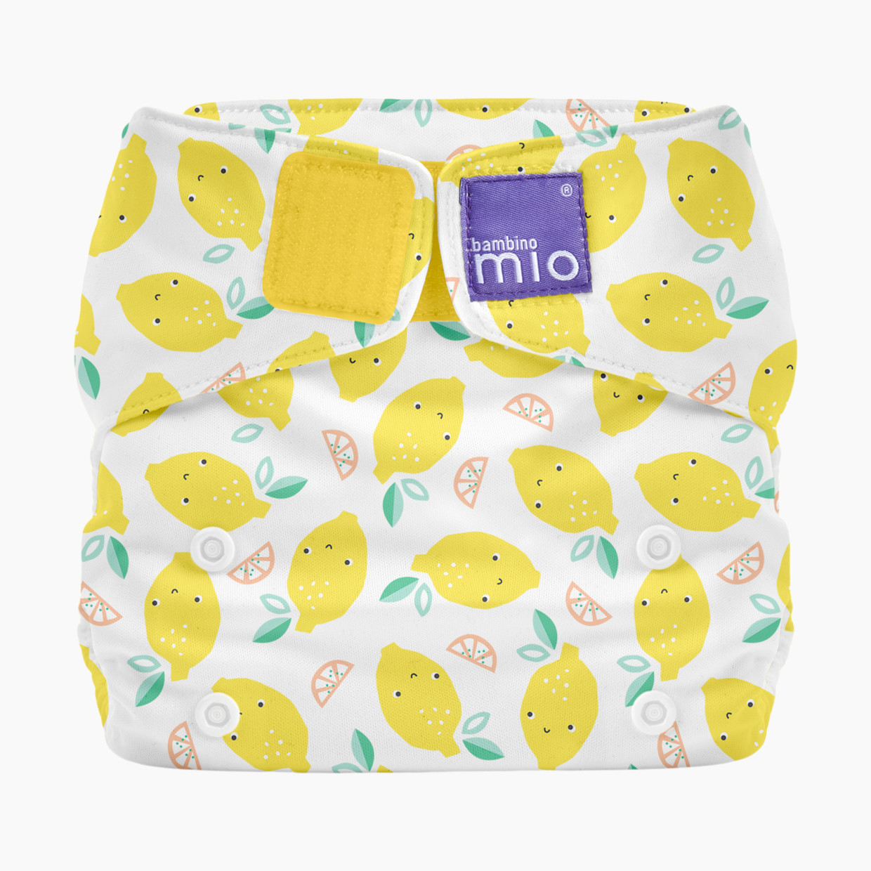 Bambino Mio Miosolo Classic Cloth Diaper - Lemon Drop, One Size (8-35 Lbs).