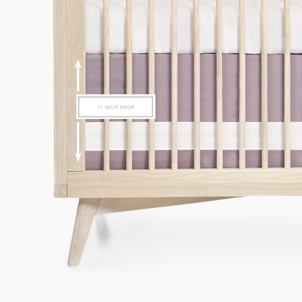 Oilo Studio Crib Skirt - Lavender