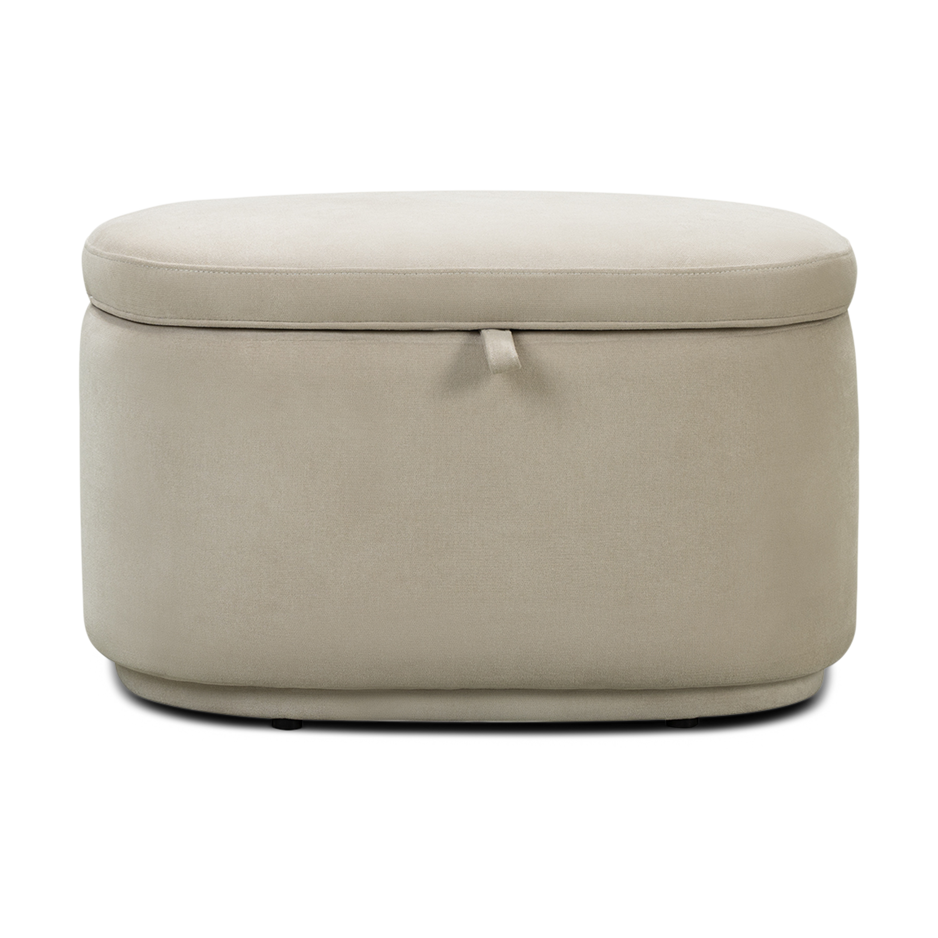 Nurture& The Storage Ottoman - Ivory.