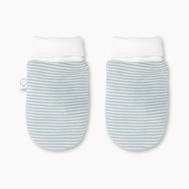 MORI Baby Mittens - Blue Stripe, One Size, 2.