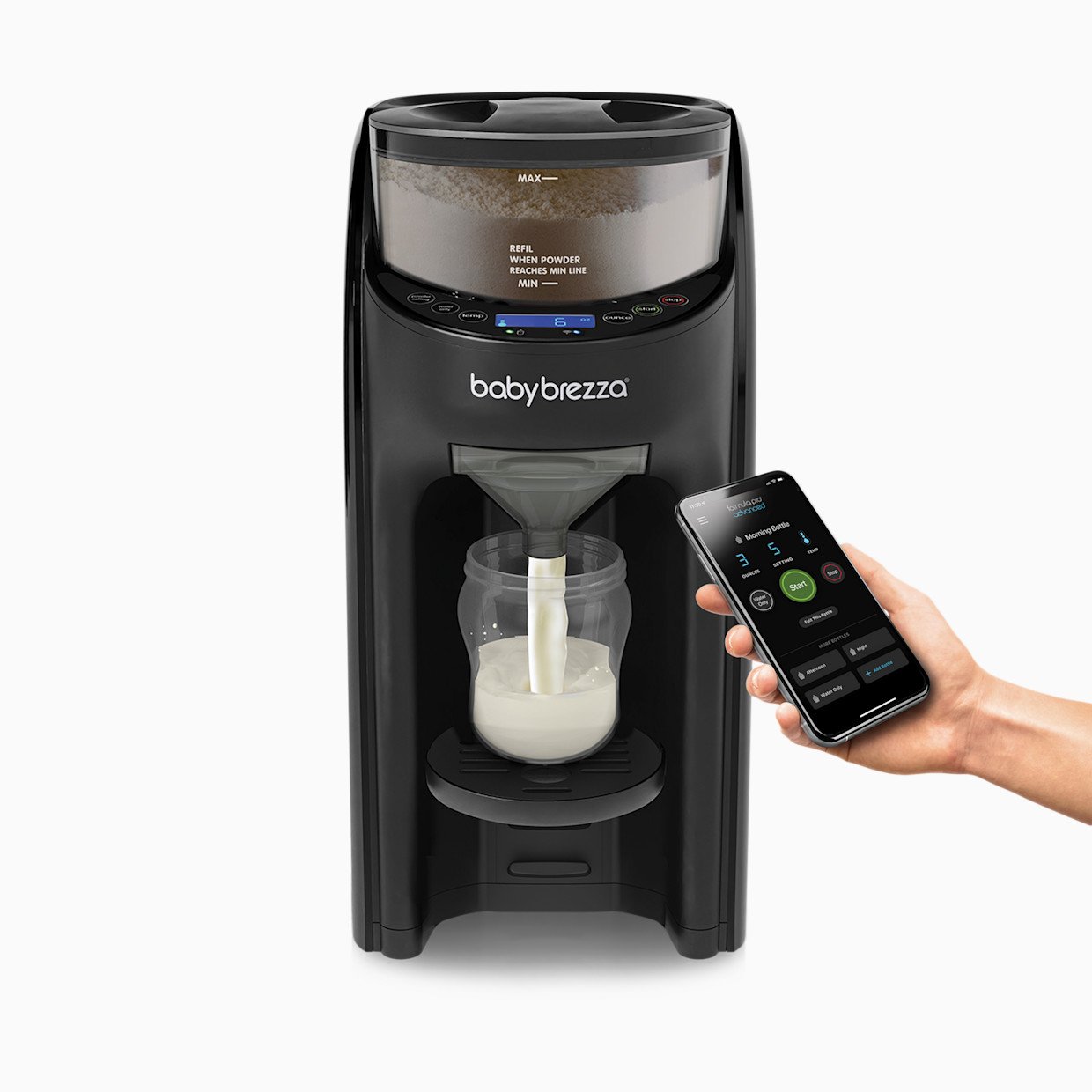 Baby Brezza Formula Pro Advanced WiFi Baby Formula Dispenser - Black.