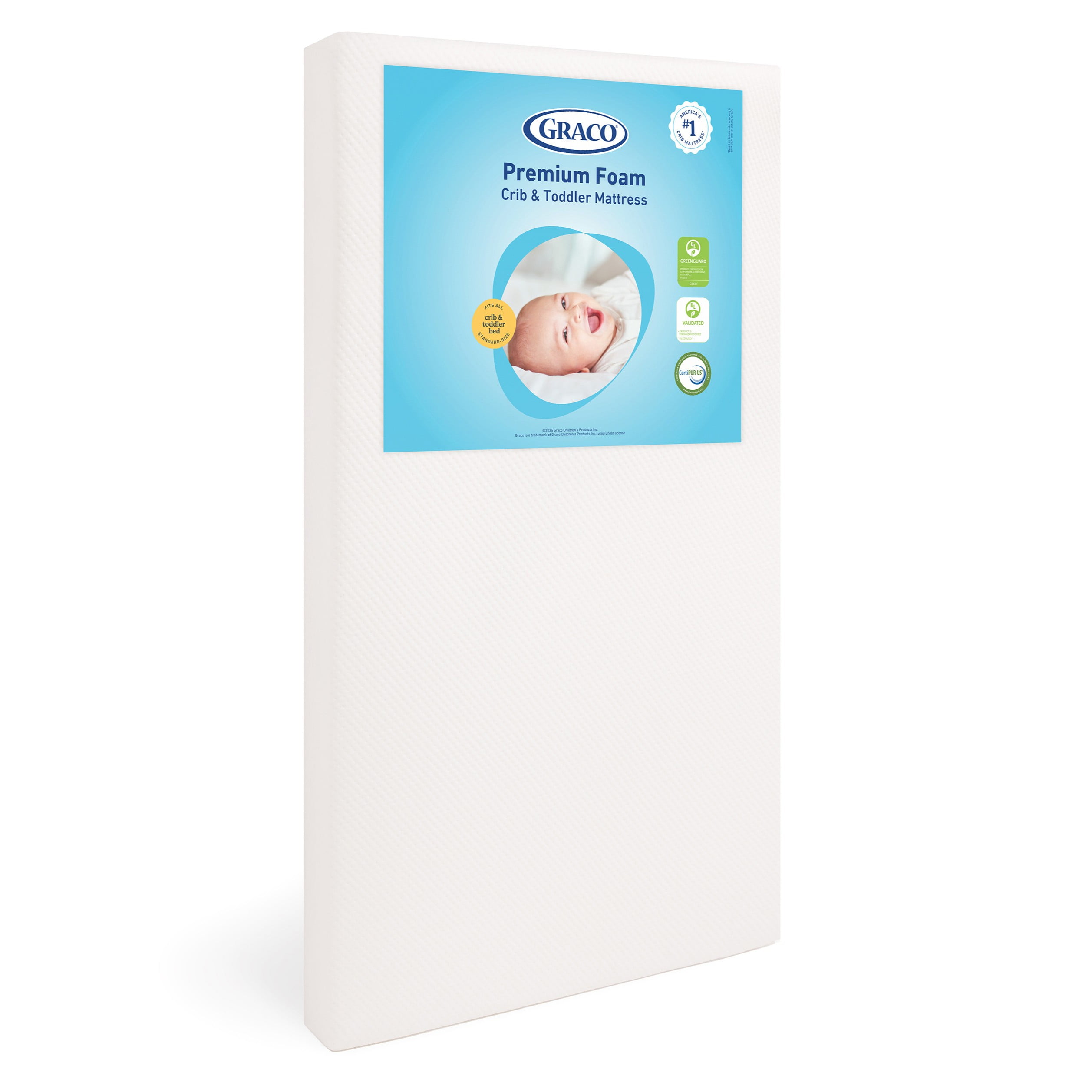 Graco Crib Mattress, Premium Foam, Waterproof Cover - $99.97.