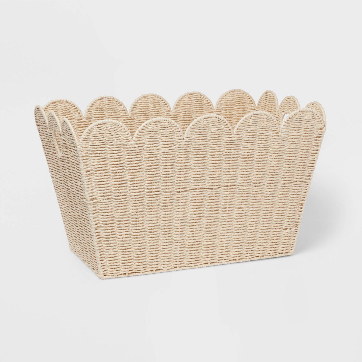 Floor Woven Scallop Kids' Storage.