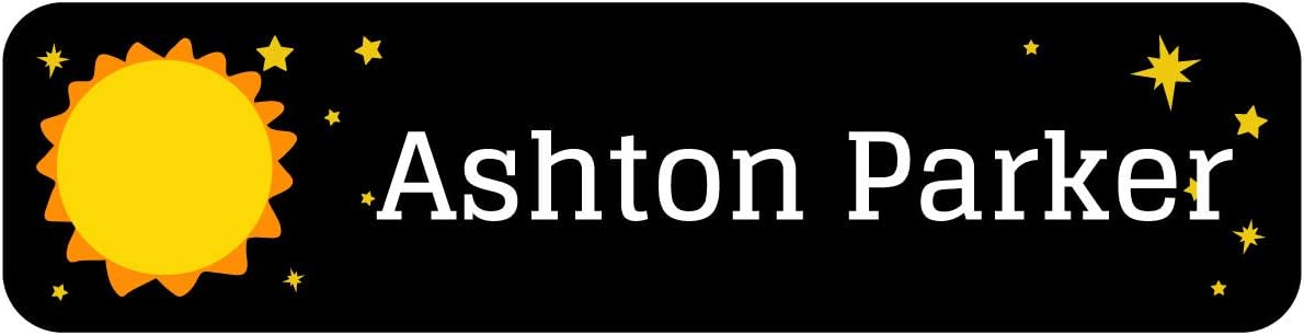 Name Bubbles Custom Waterproof Labels.