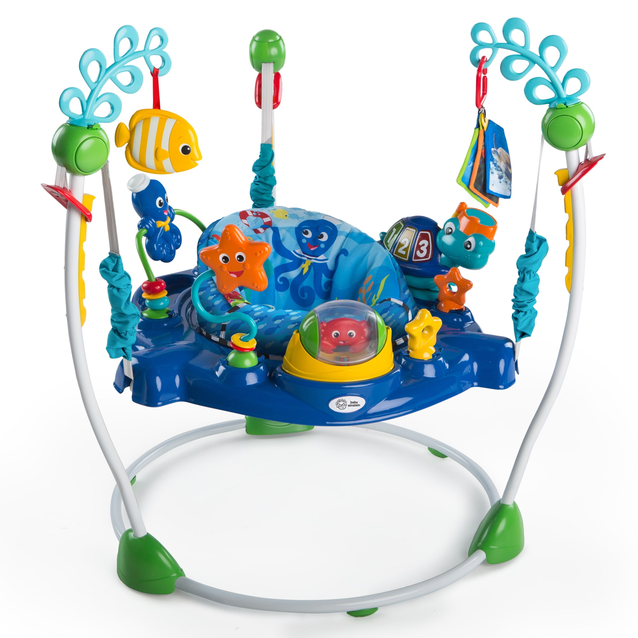 Baby Einstein Neptune's Ocean Discovery Activity Baby Jumper Activity Center, Ages 6 Months +, Max Weight 25 lbs., Unisex