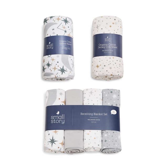 Small Story Organic Cotton Nursery Gift Set.