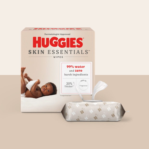 Huggies Skin Essentials Wipes.