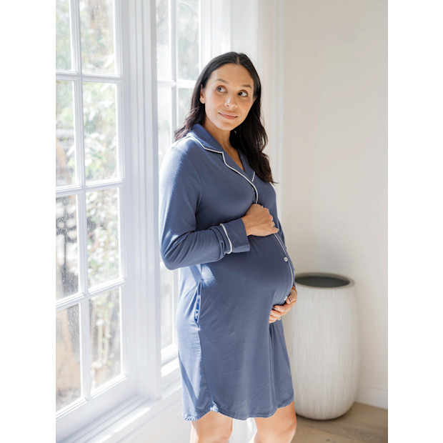 Kindred Bravely Clea Bamboo Long Sleeve Sleep Shirt.