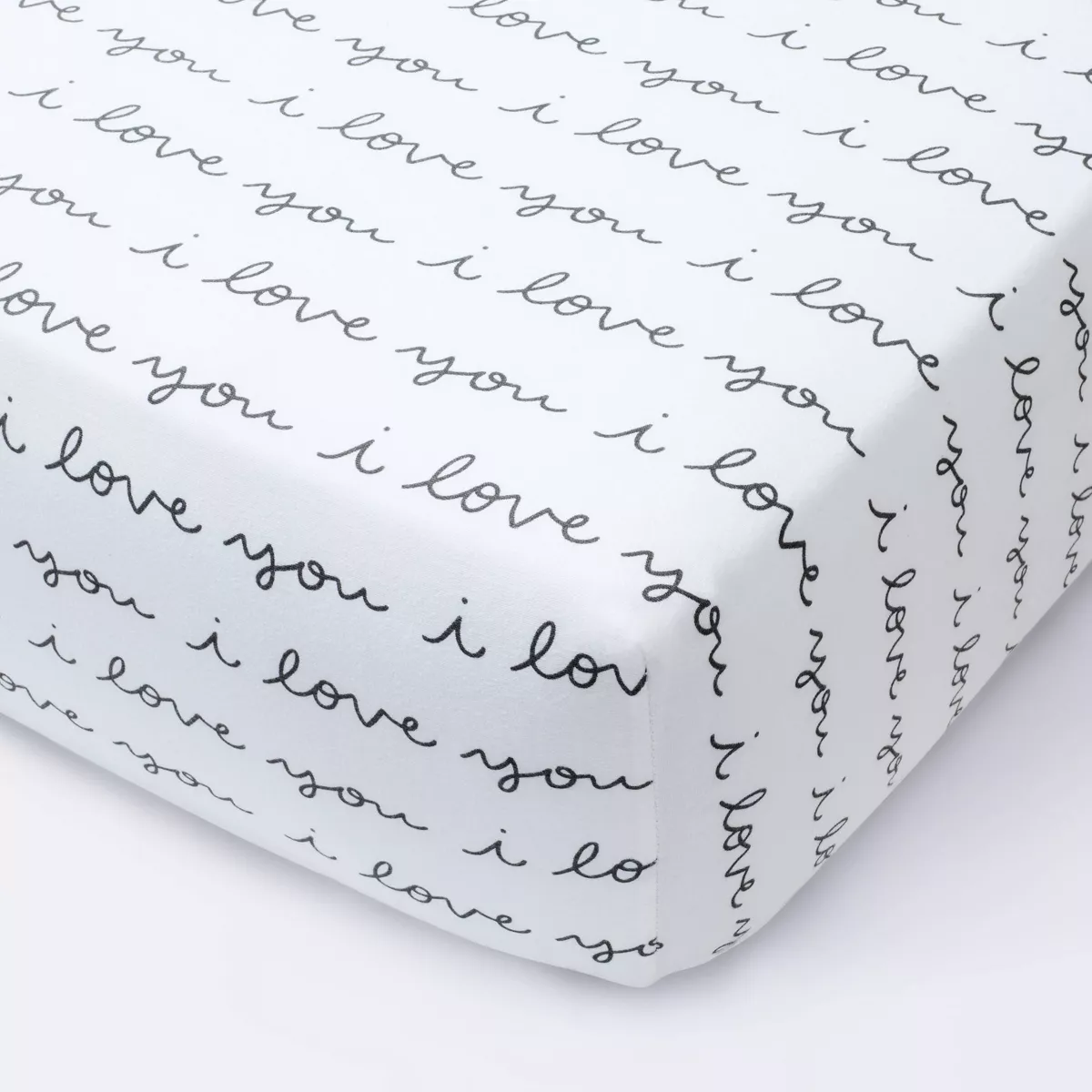 Fitted Crib Sheet I Love You.