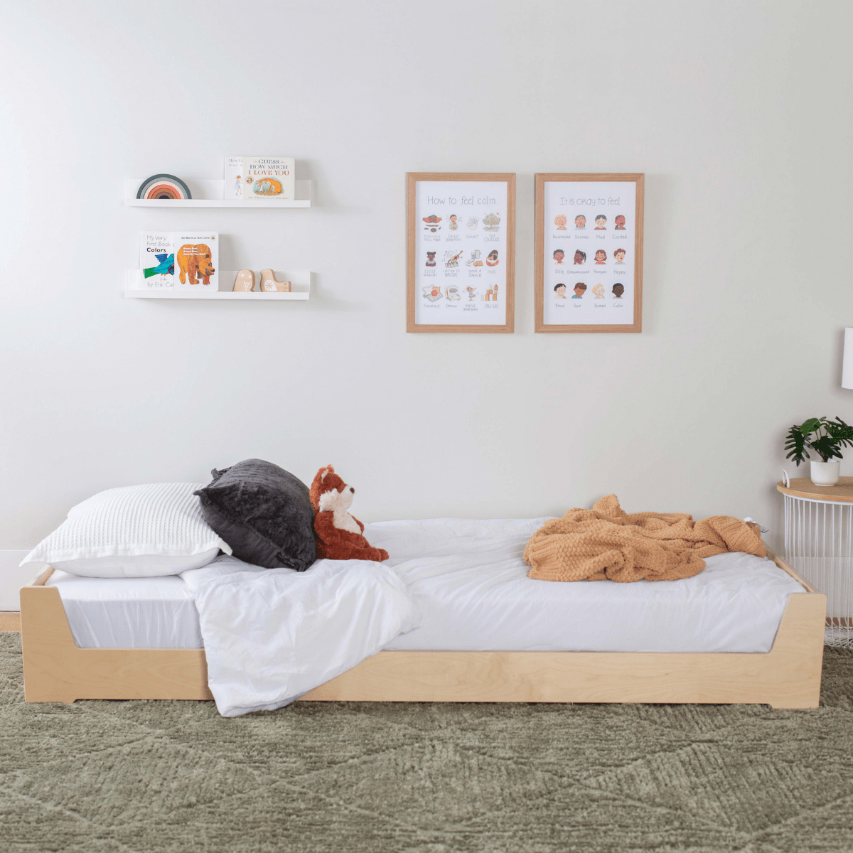 Sprout Birch Montessori Floor Bed.