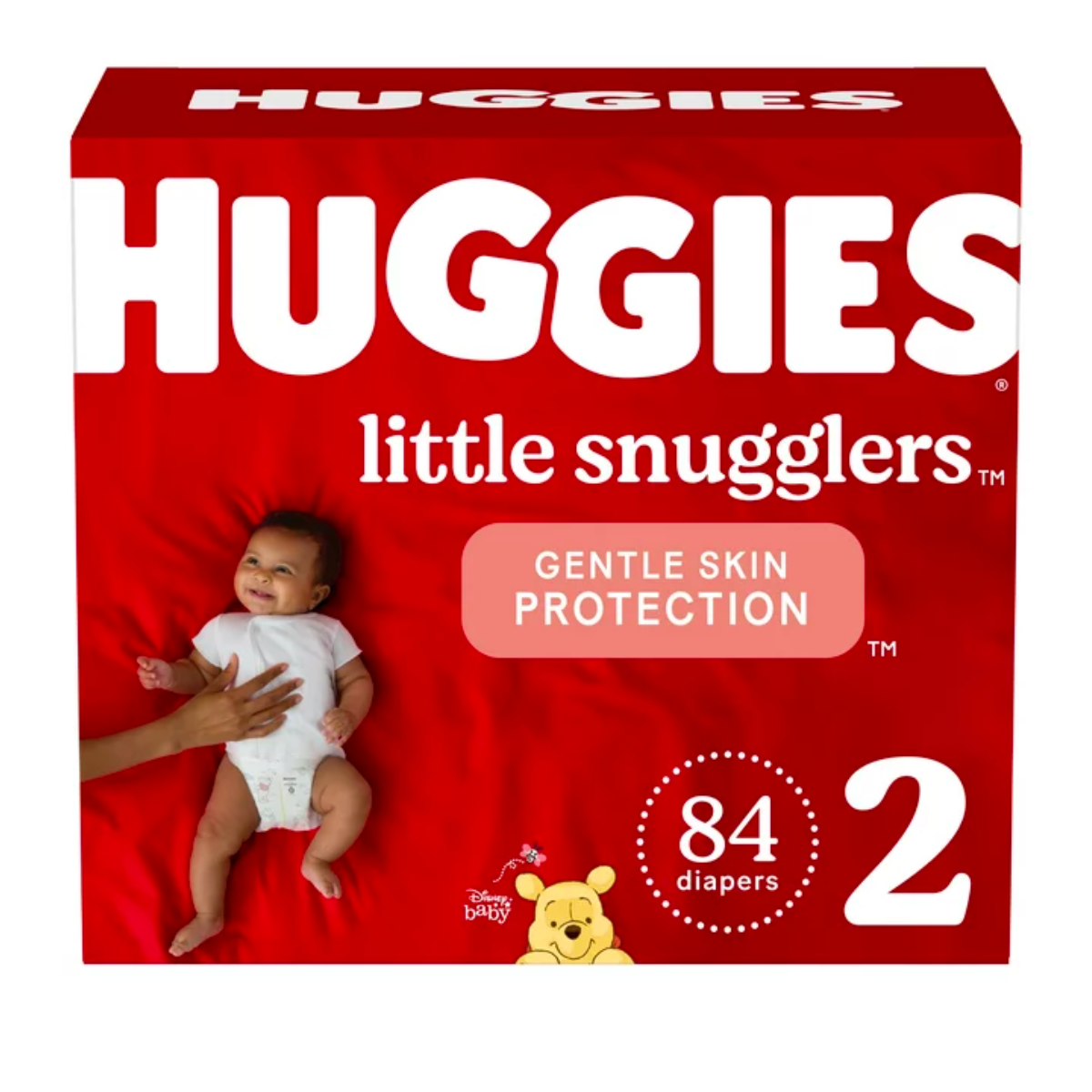 Huggies Little Snugglers Baby Diapers, Size 2 (12-18 lbs), 72 Ct