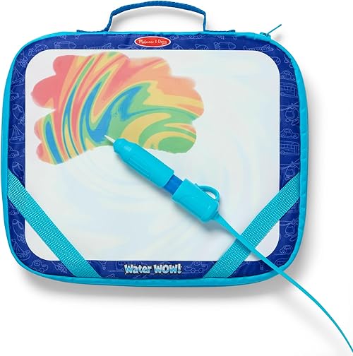 Melissa & Doug Melissa & Doug Water Wow! Take-Along Reusable Color-Reveal Drawing Set Mess-Free Multi-Activity Pad.