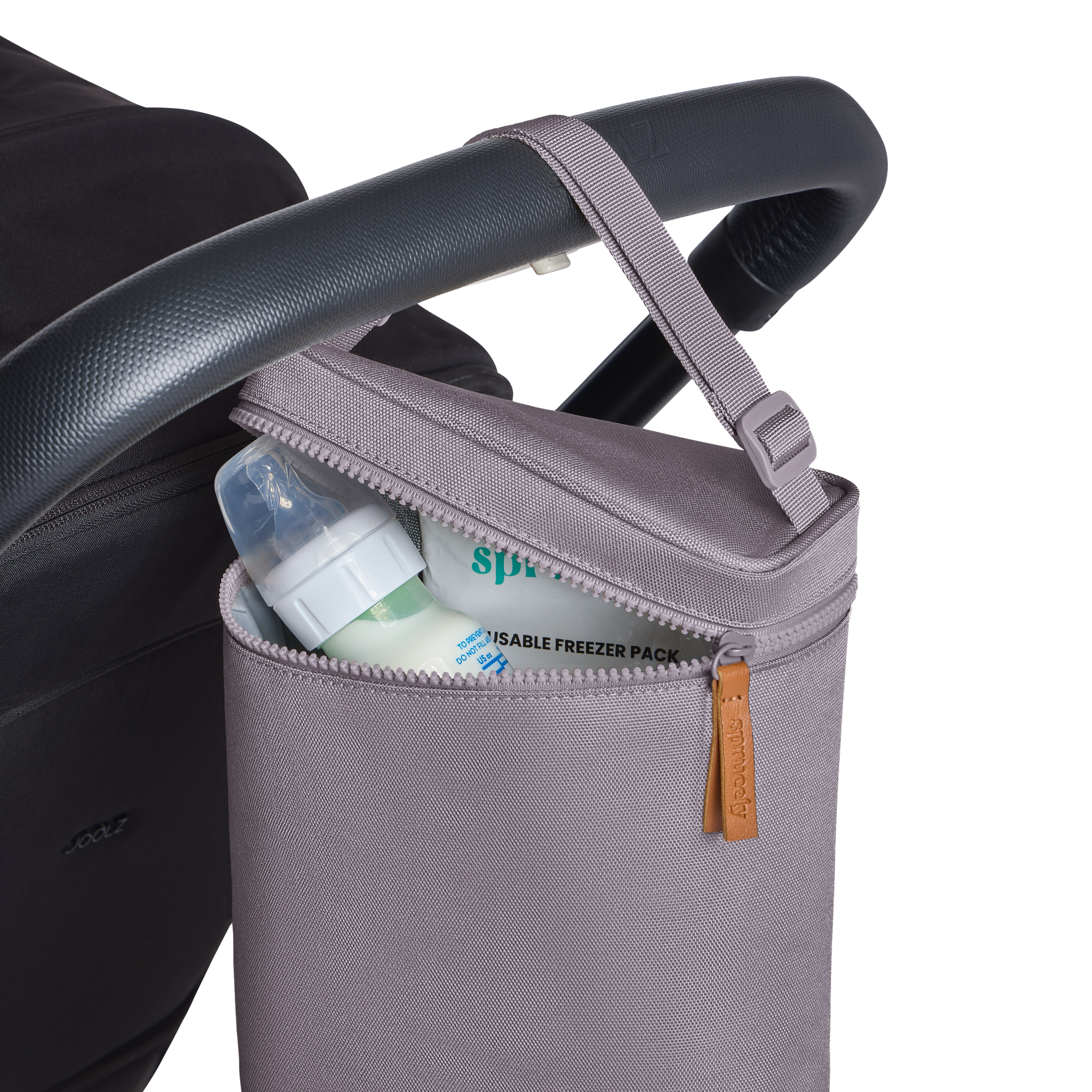 Sprucely Bottle Bag - Grey.