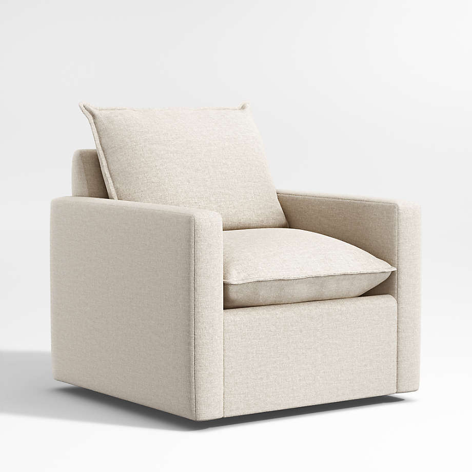 Harbour Natural Flange Nursery Swivel Glider Chair.