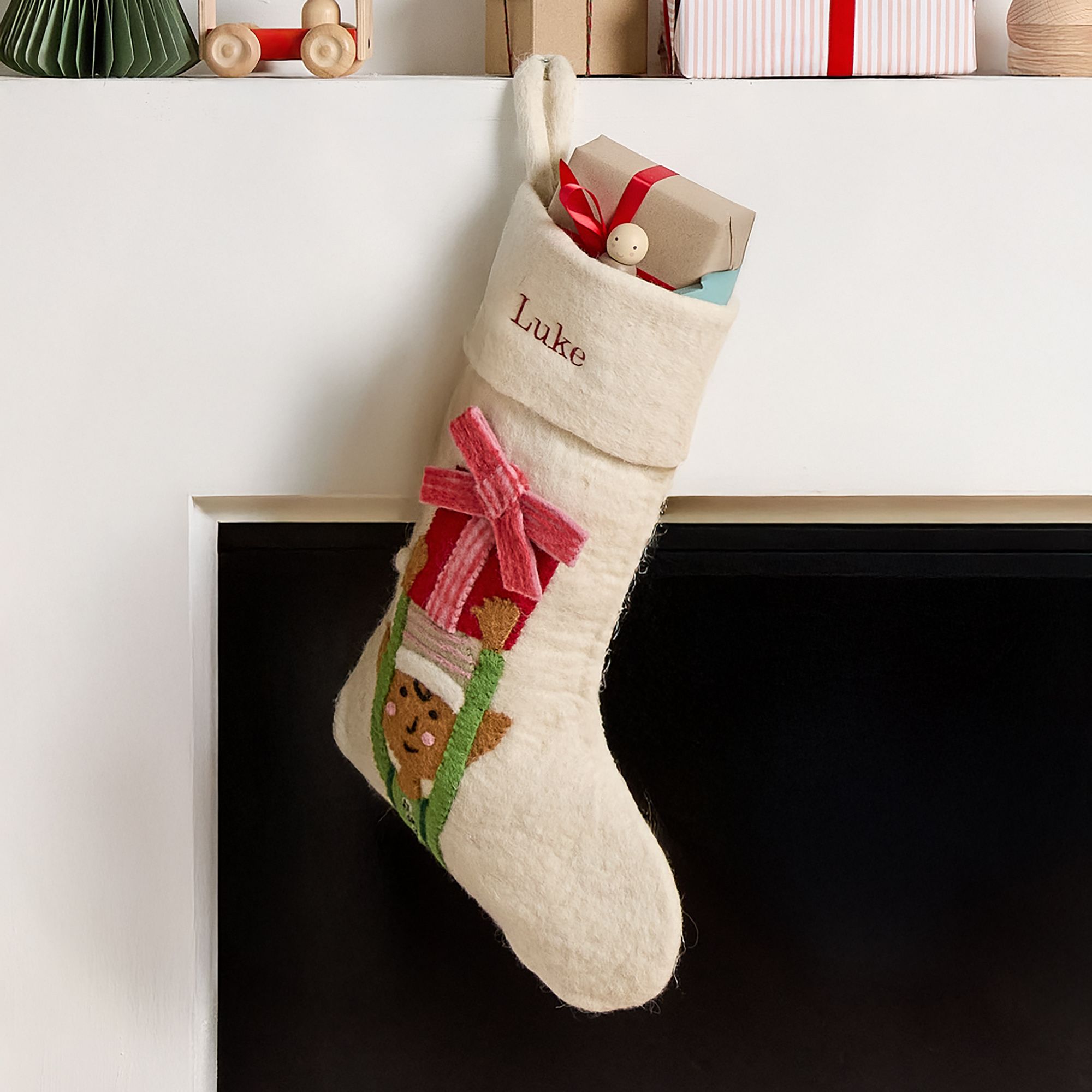 Santa and Friends Stocking Collection.