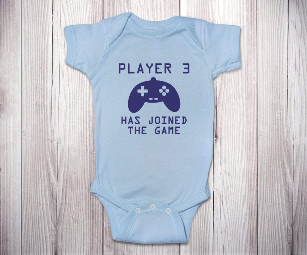 Mami Origami "Player 3 Has Joined the Game" Baby Bodysuit.