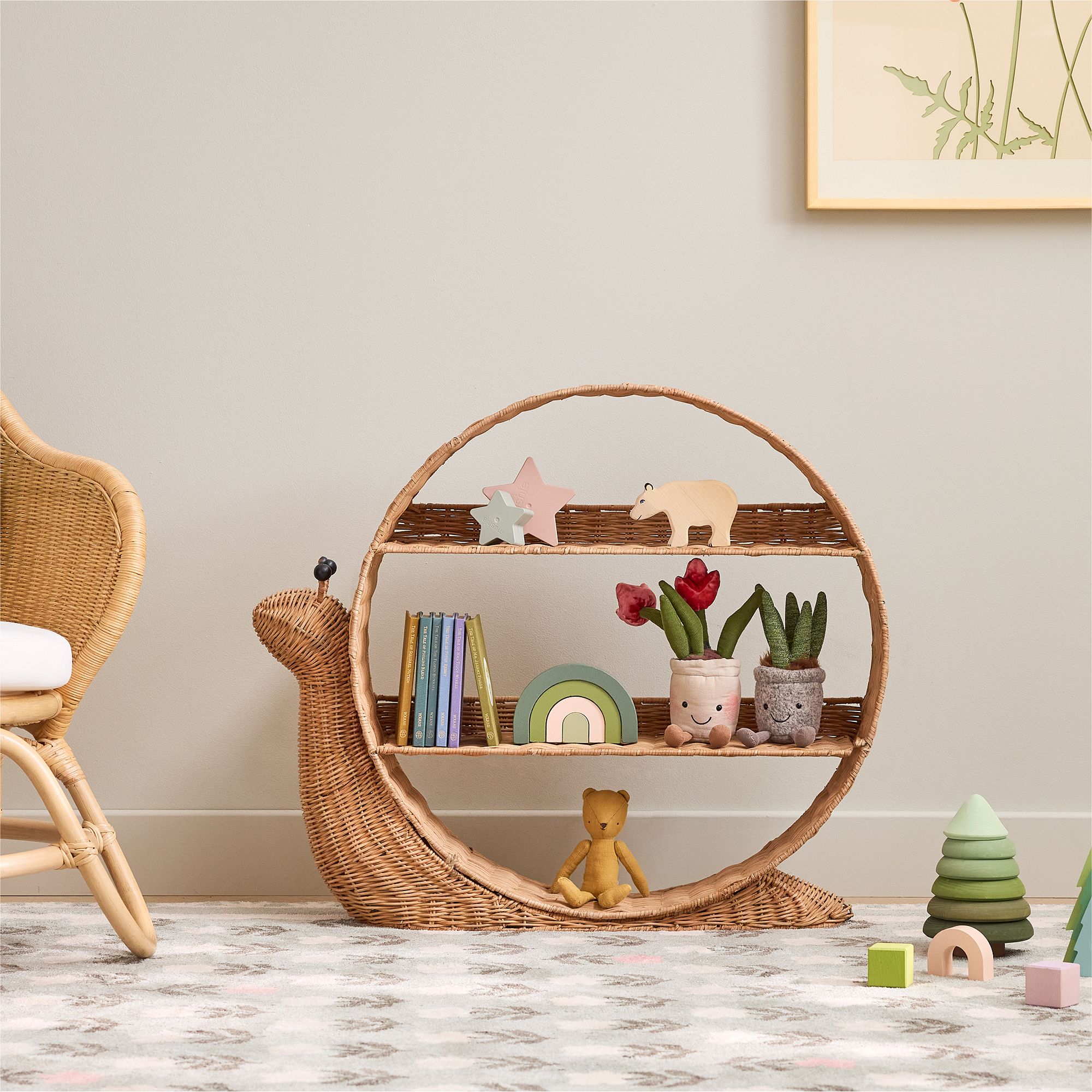West Elm Snail Shelf.