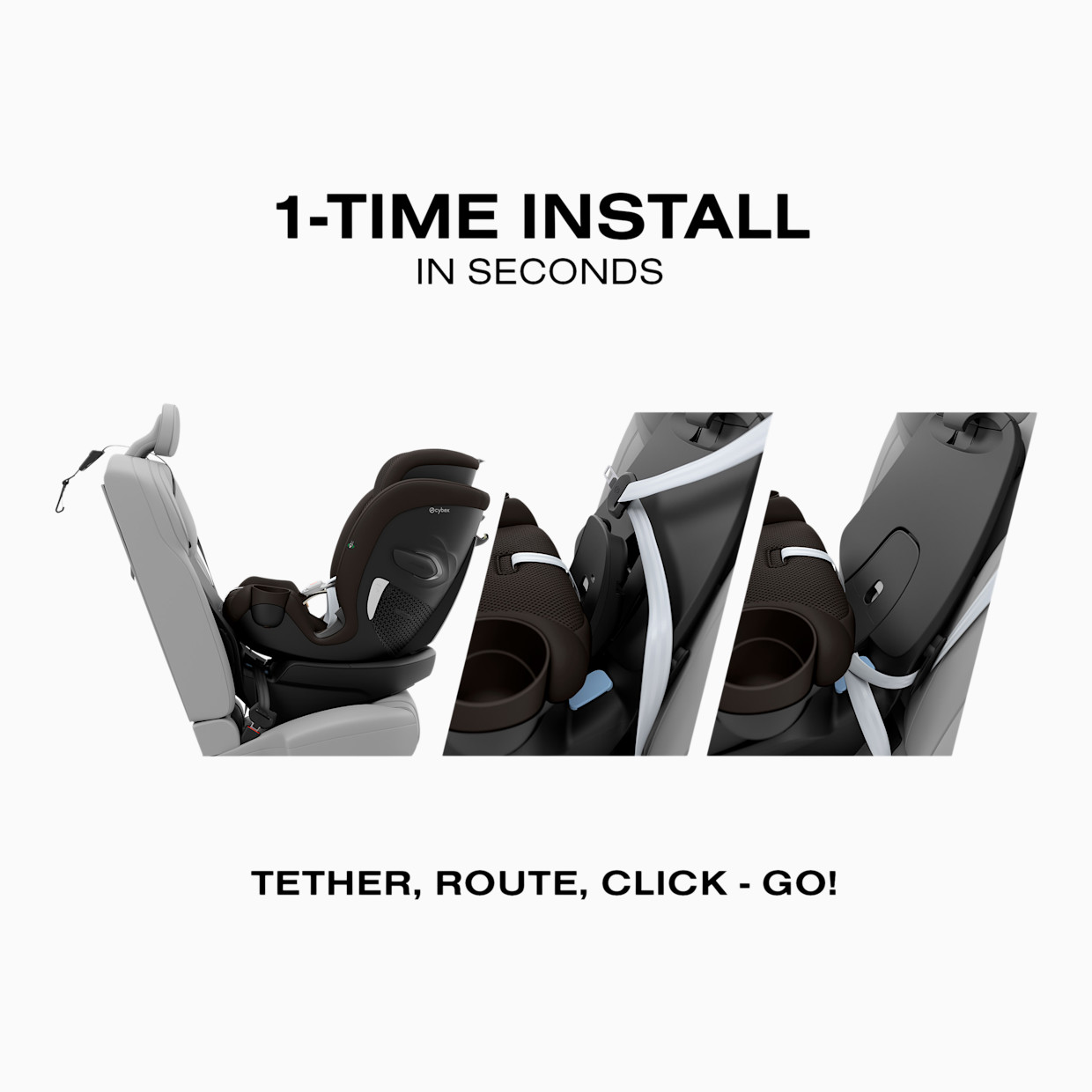 Cybex Callisto G 360 Rotating All-in-One Convertible Car Seat - Chocolate Brown.