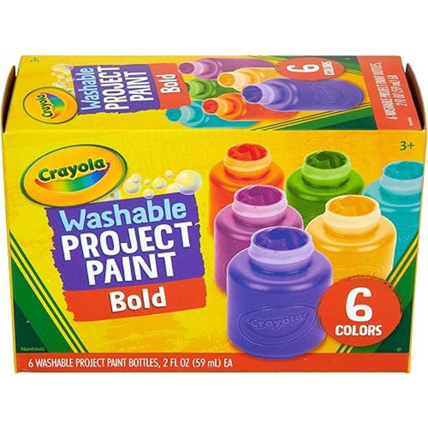 Crayola Washable Kids Paint (6ct).