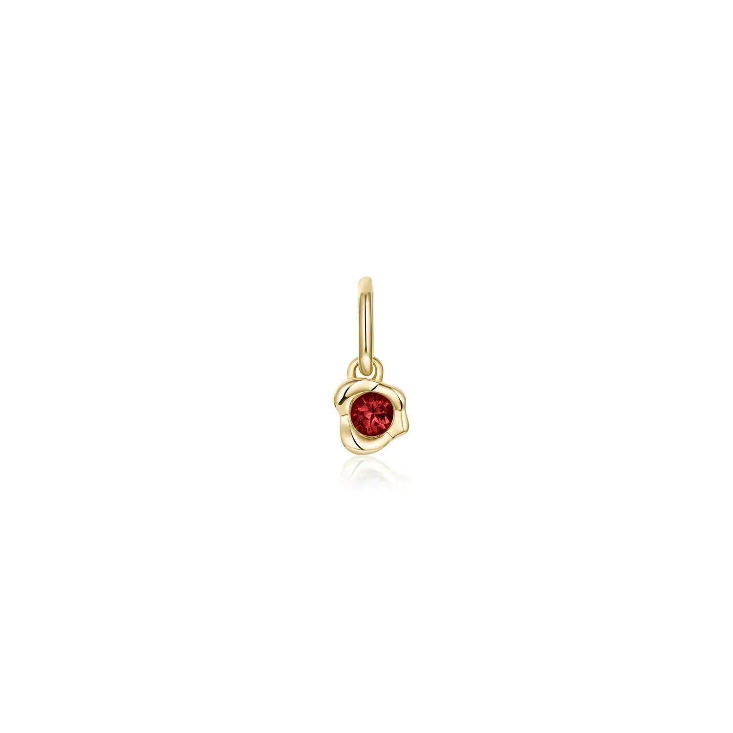 Marrow Fine Abstract Bezel Birthstone Charm.