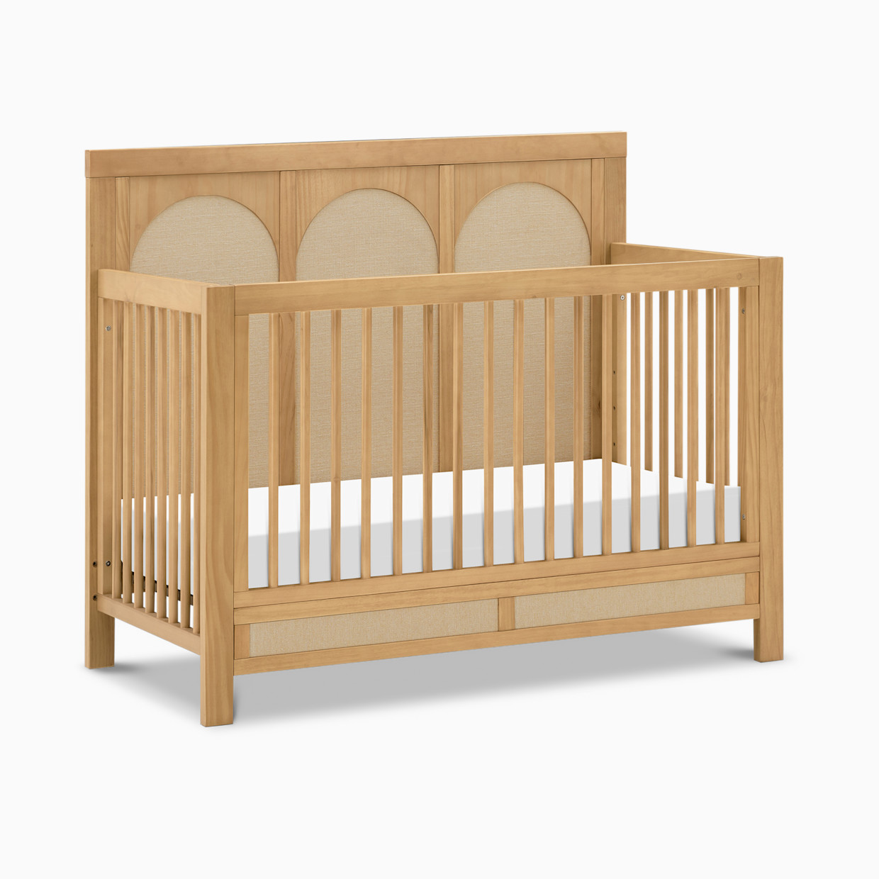Namesake Eloise 4-in-1 Convertible Crib - Honey And Performance Sand Eco-Weave.