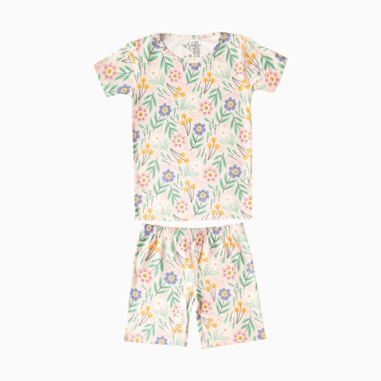 Copper Pearl Printed 2-Piece Short Sleeve Pajamas - Clara, 18 Months.