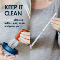 ponnex Ponnex Water Bottle Cleaning Brush Set - Silicone Baby