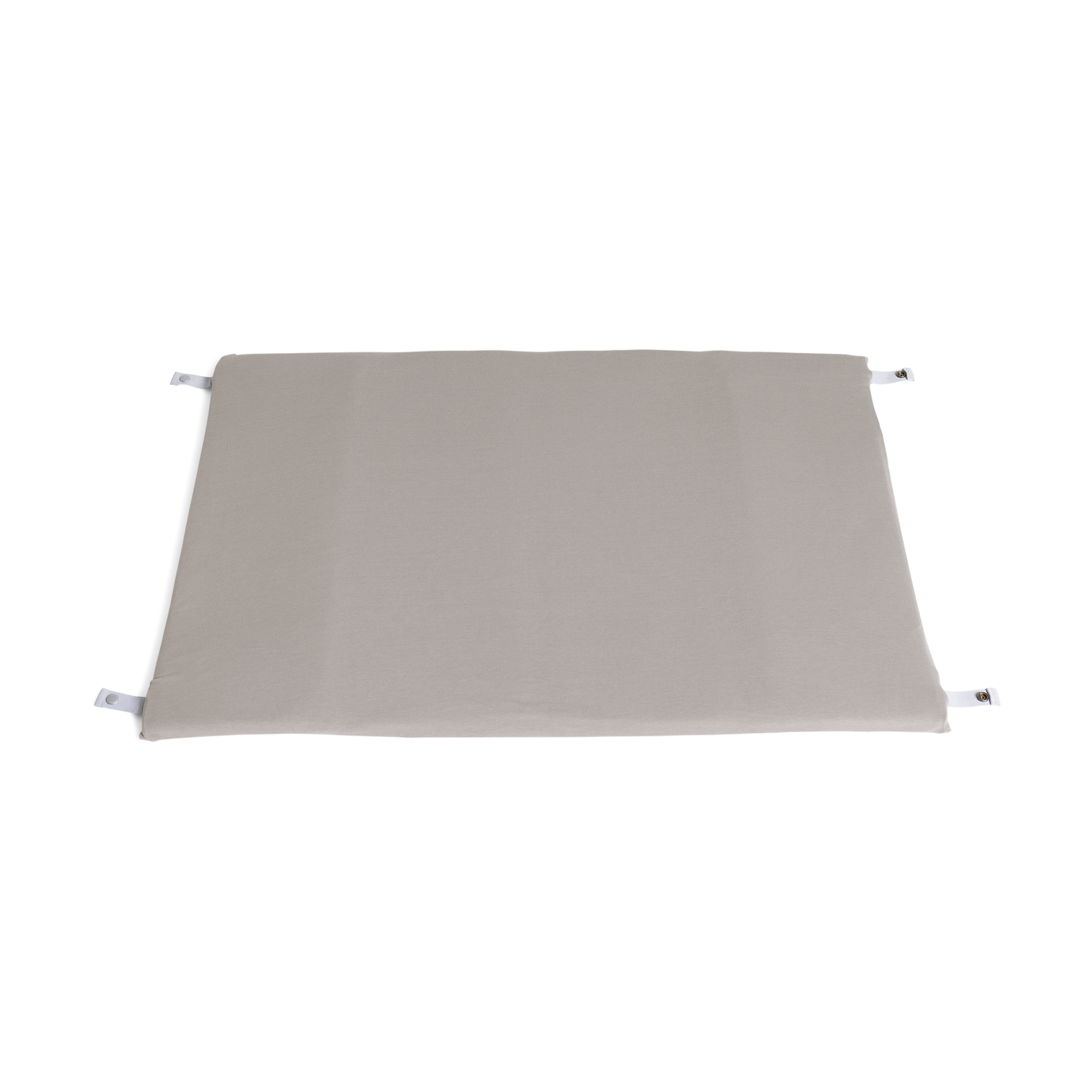 Joie Sesame LX Playard Sheets - Dove + Silver Cloud.