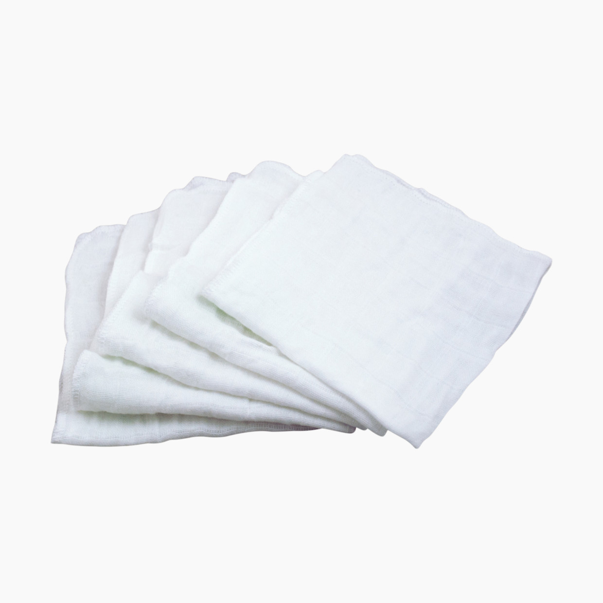GREEN SPROUTS Muslin Cloths (5 Pack) - White.