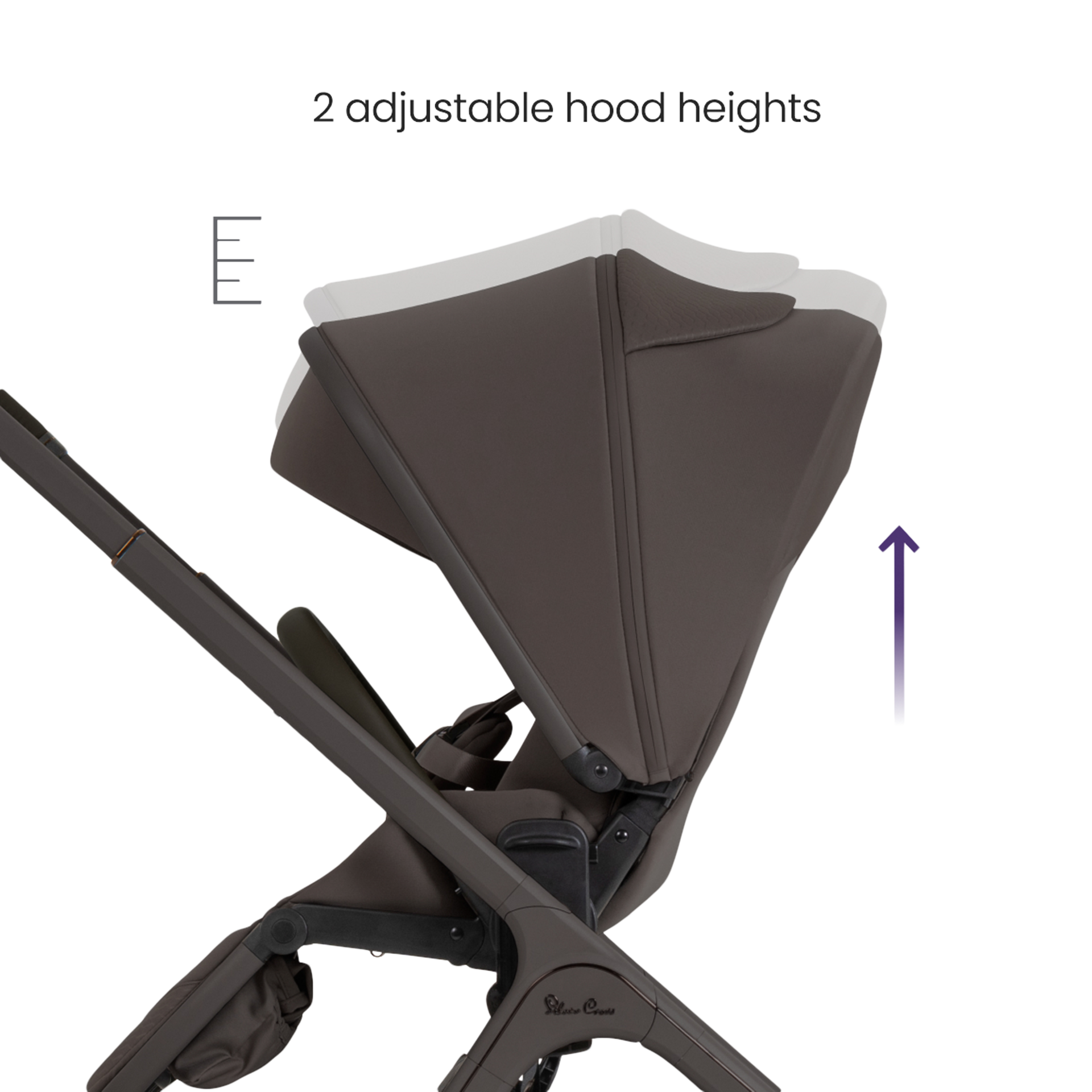 Silver Cross Cove 2 Full-Size All-Terrain Stroller - Chocolate.