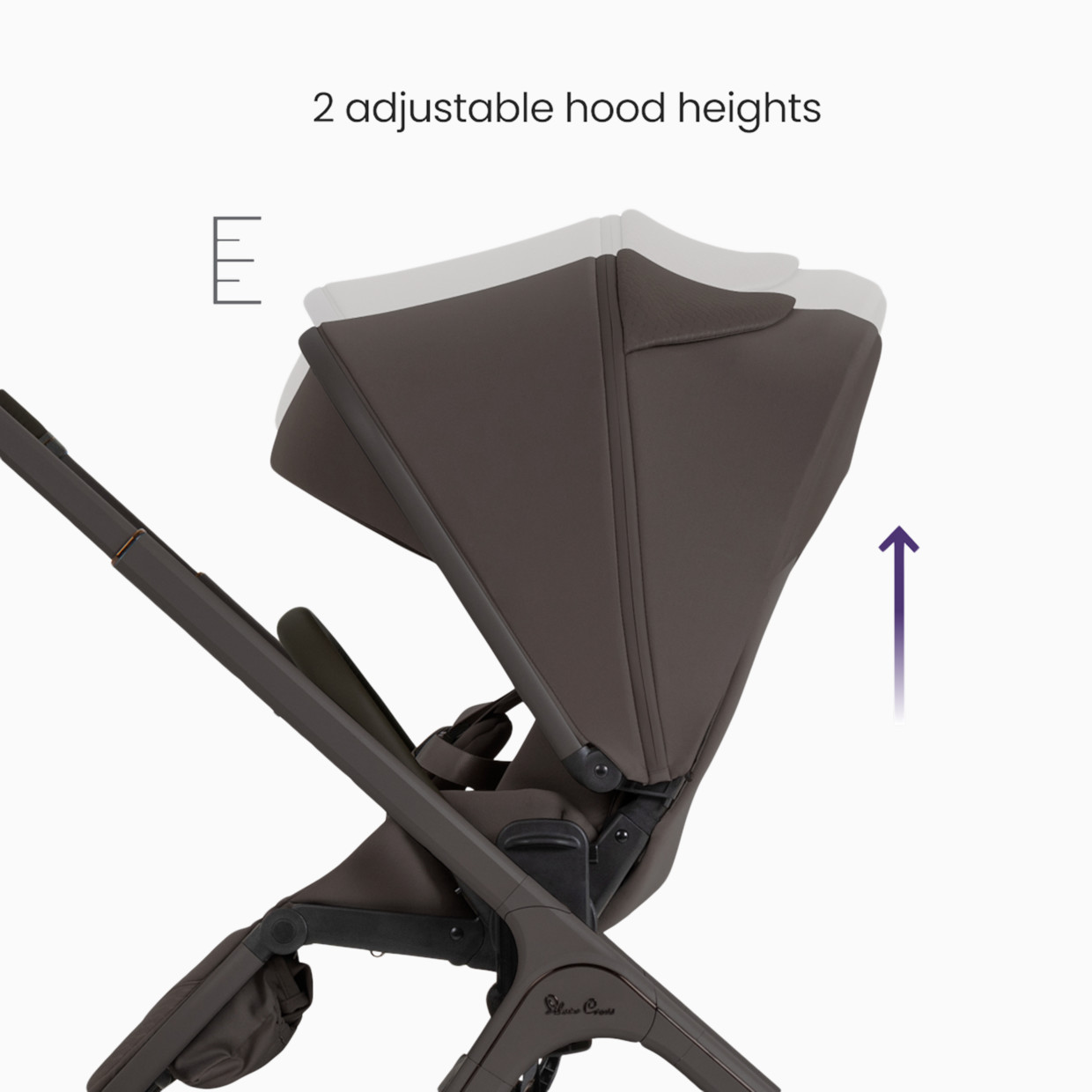 Silver Cross Cove 2 Full-Size All-Terrain Stroller - Chocolate.