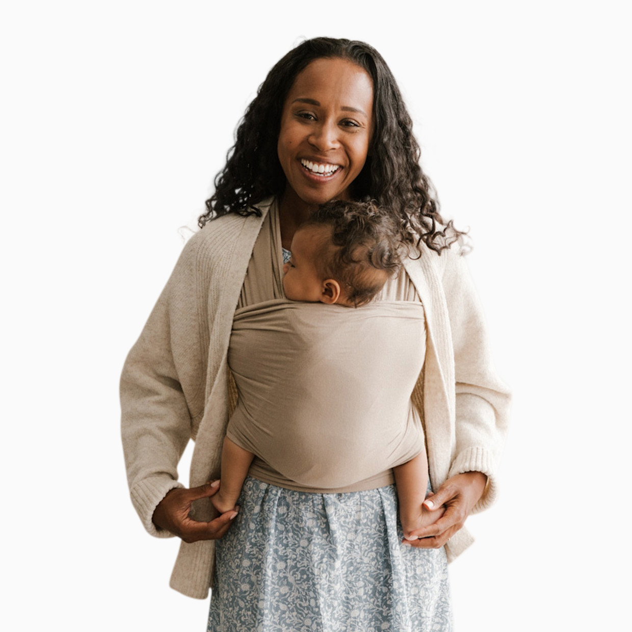 Solly Baby Wrap Carrier - Taupe.