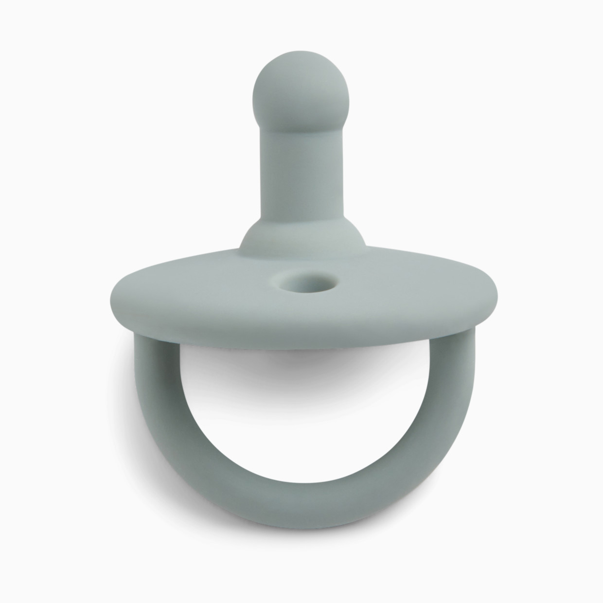 AEIOU Silicone Pacifier (2 Pack) - Sage/Oat Milk.