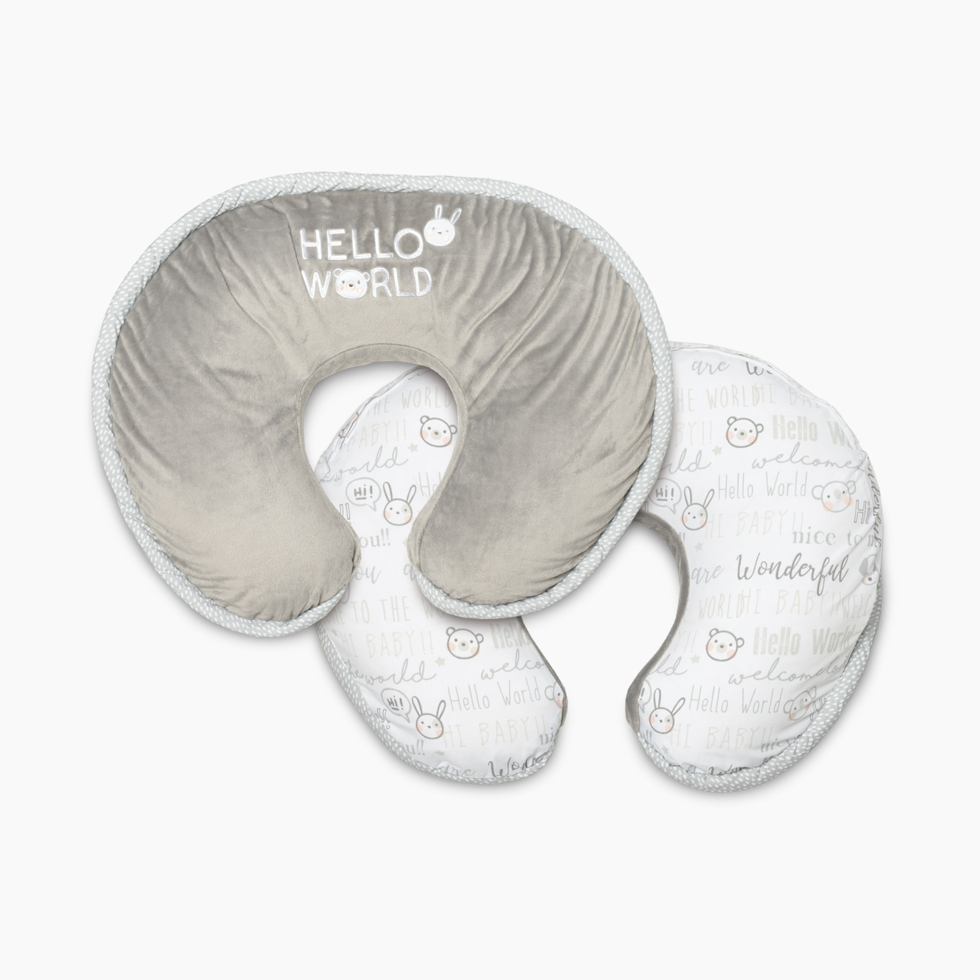 Boppy Luxe Nursing Pillow and Positioner, Elephant Snuggle Taupe 