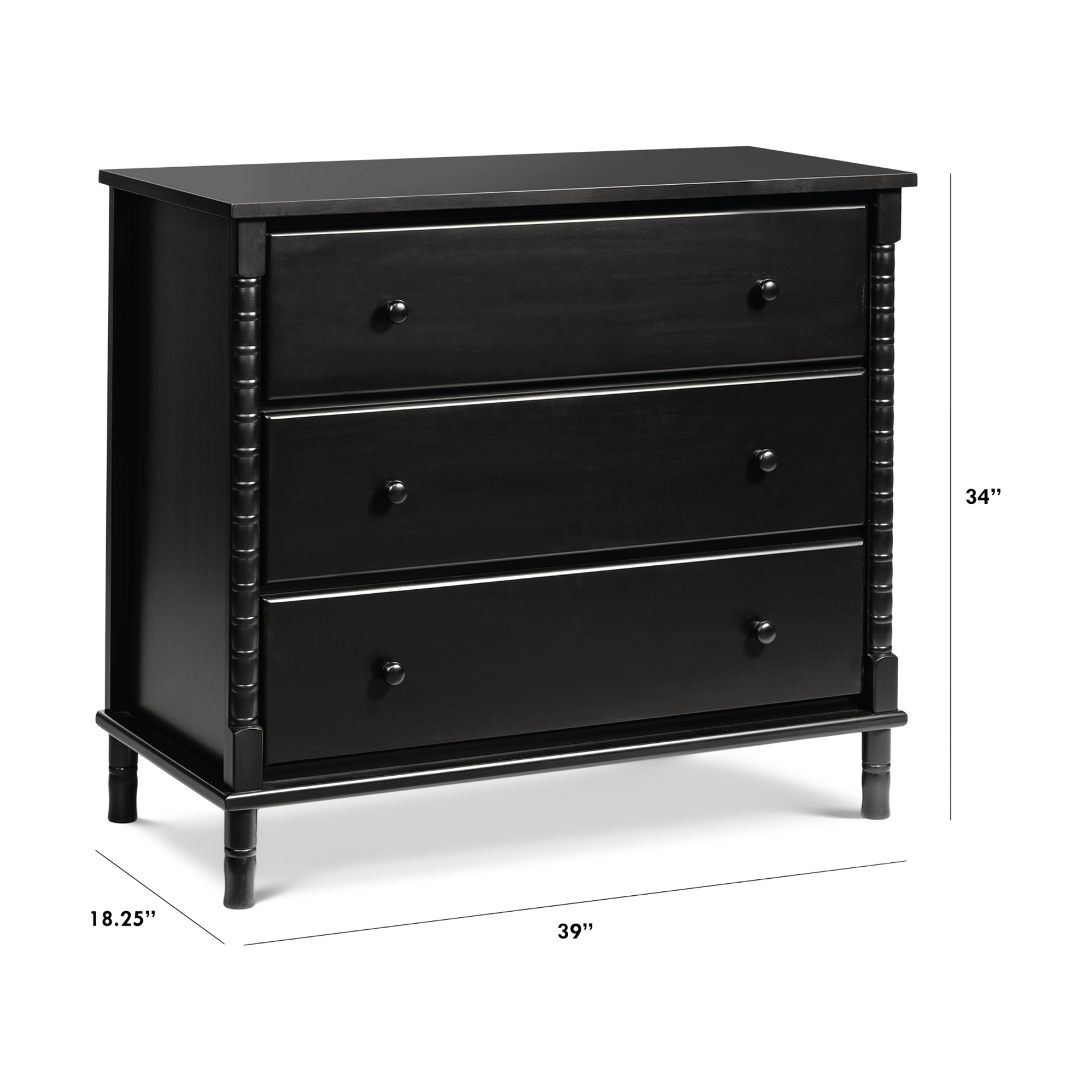 daVinci Jenny Lind Spindle 3-Drawer Dresser.