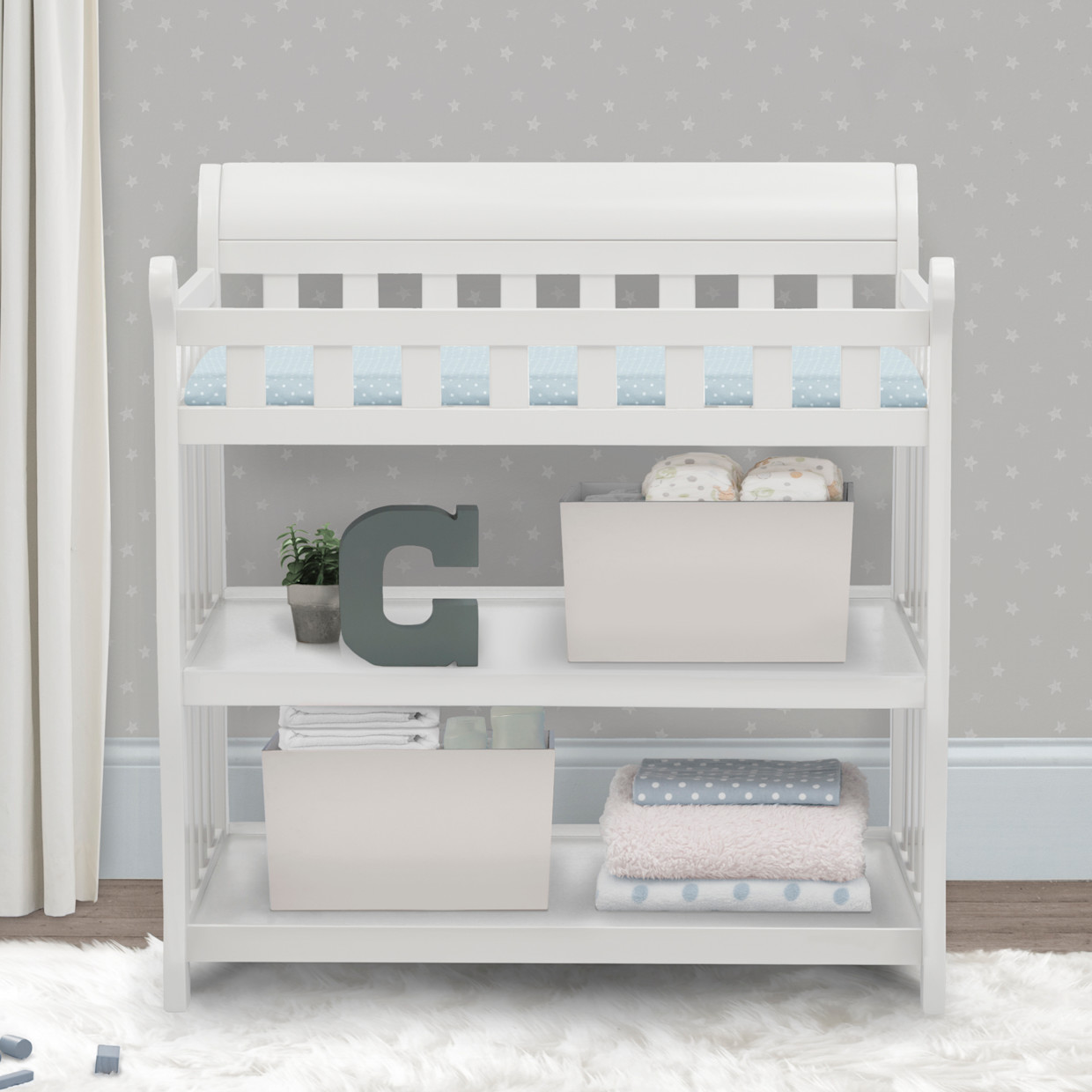 Delta Children Eclipse Changing Table - White.