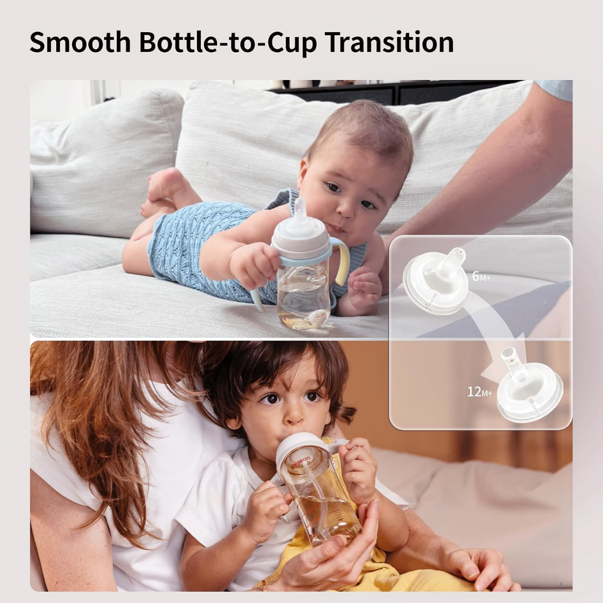 Pigeon Natural Weaning Silicone Sipper Conversion Kit.