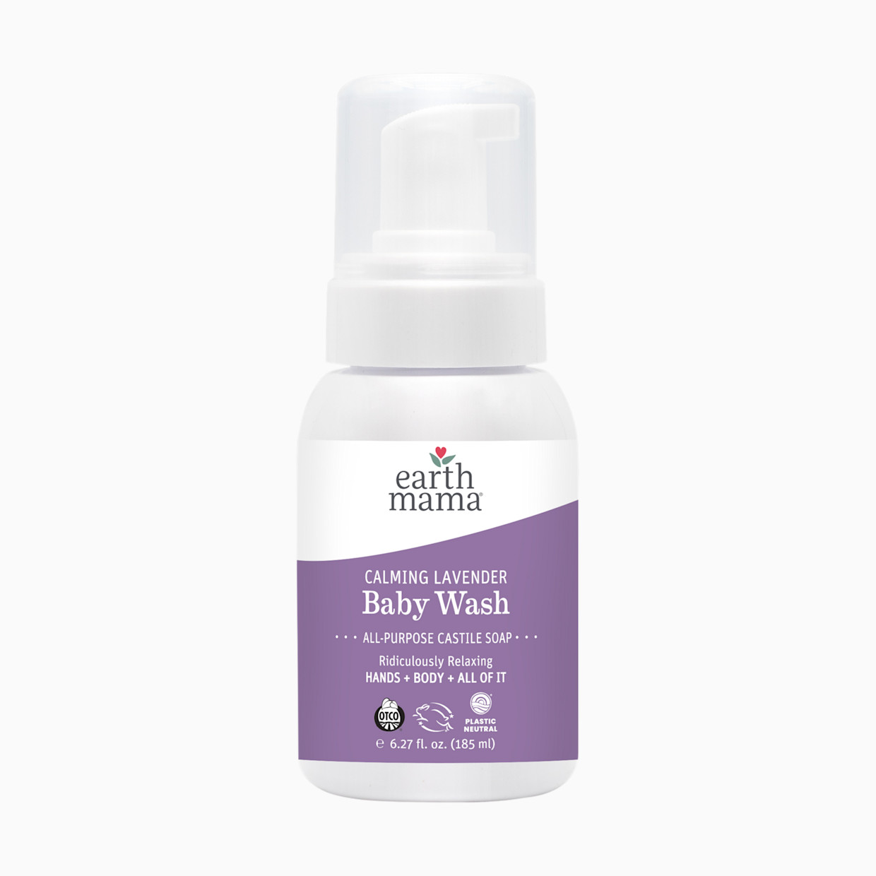 Earth Mama Baby Wash - Calming Lavender, 6.27 Fl Oz.