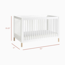 babyletto Gelato 4-in-1 Convertible Crib with Toddler Bed Conversion ...