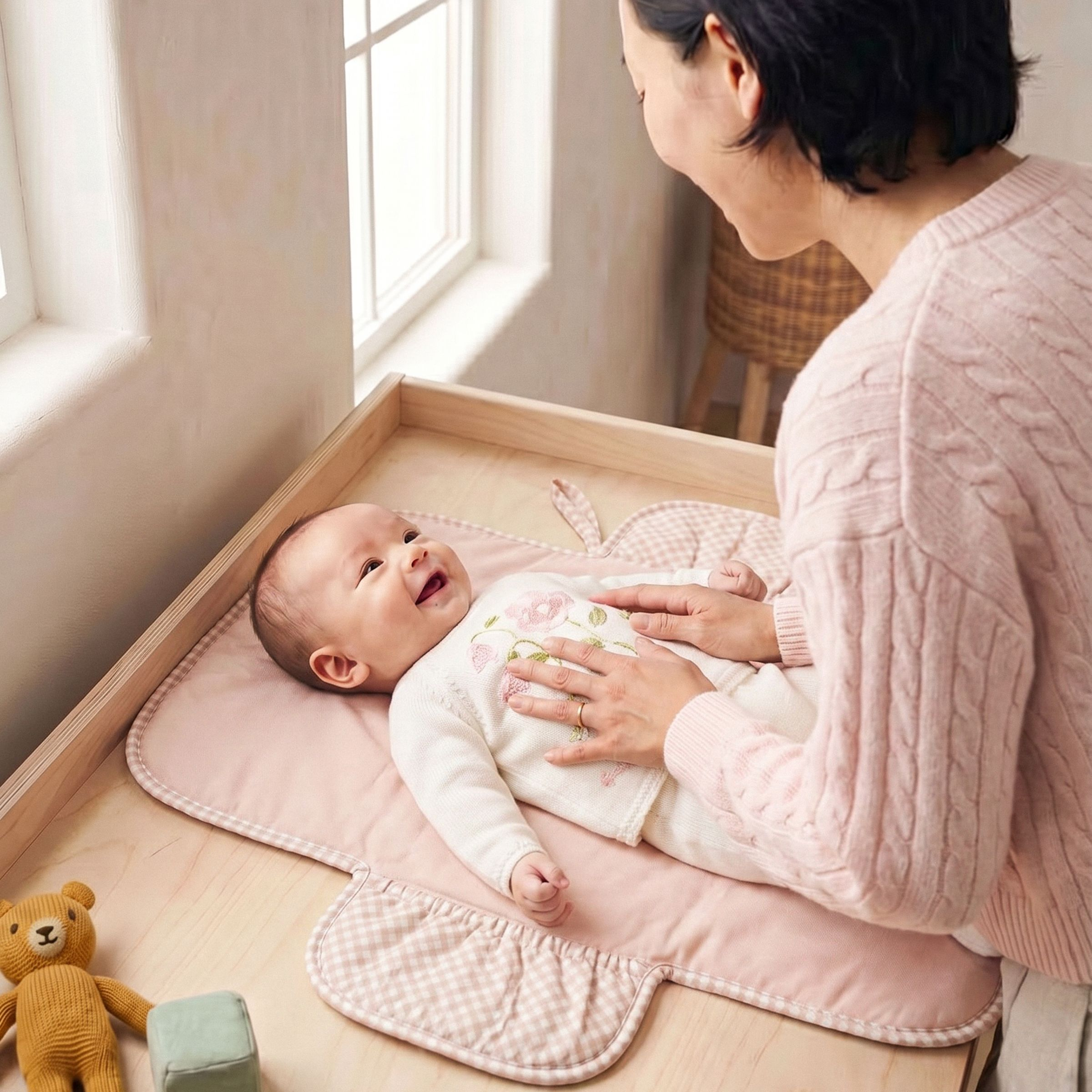 Toddlekind Mini Maven Portable Changing Mat - Powder.