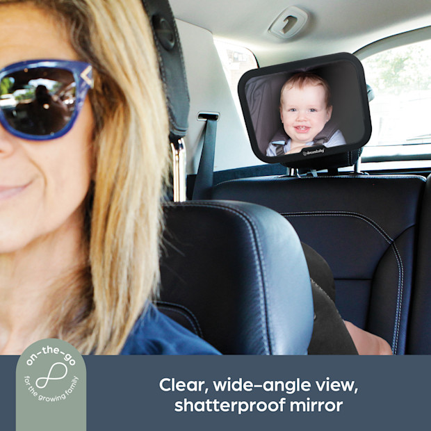 Dreambaby Adjustable Backseat Mirror with Securing Dial.