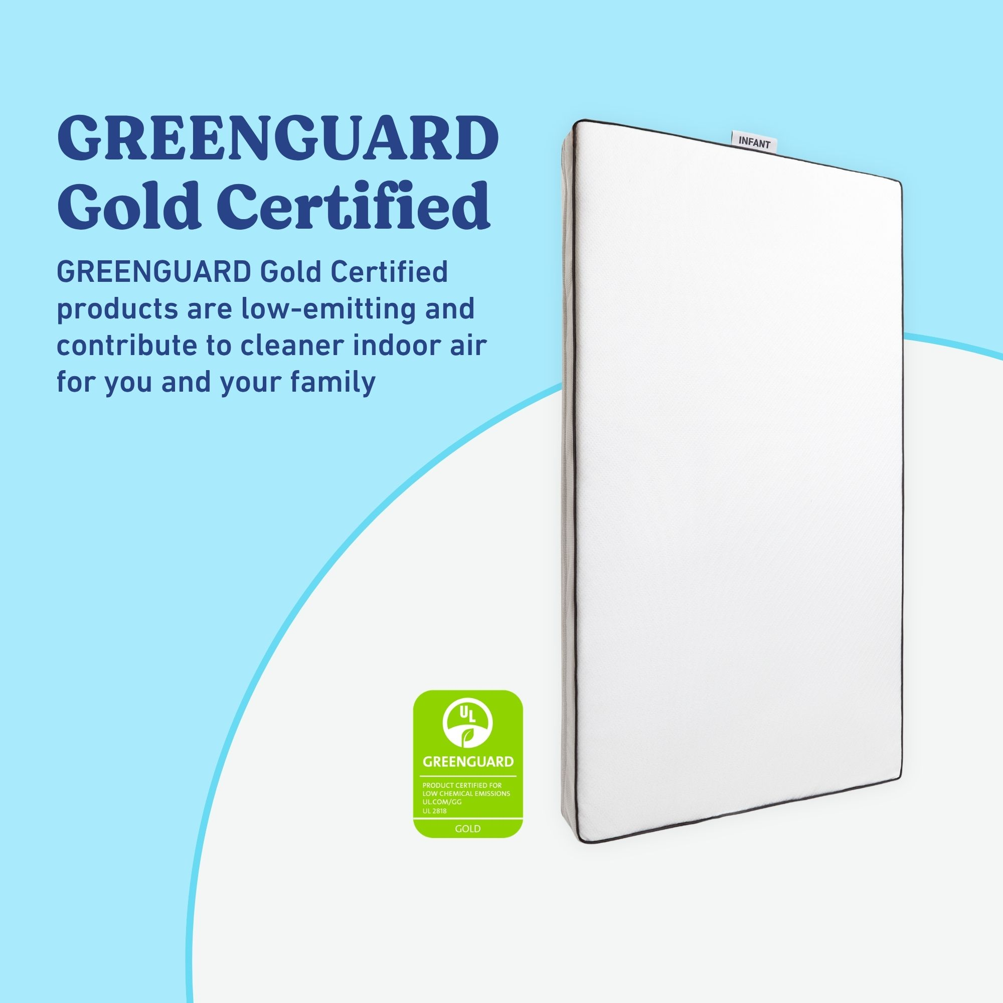 Graco Essentials 6-Inch Dual-Sided Crib & Toddler Mattress.