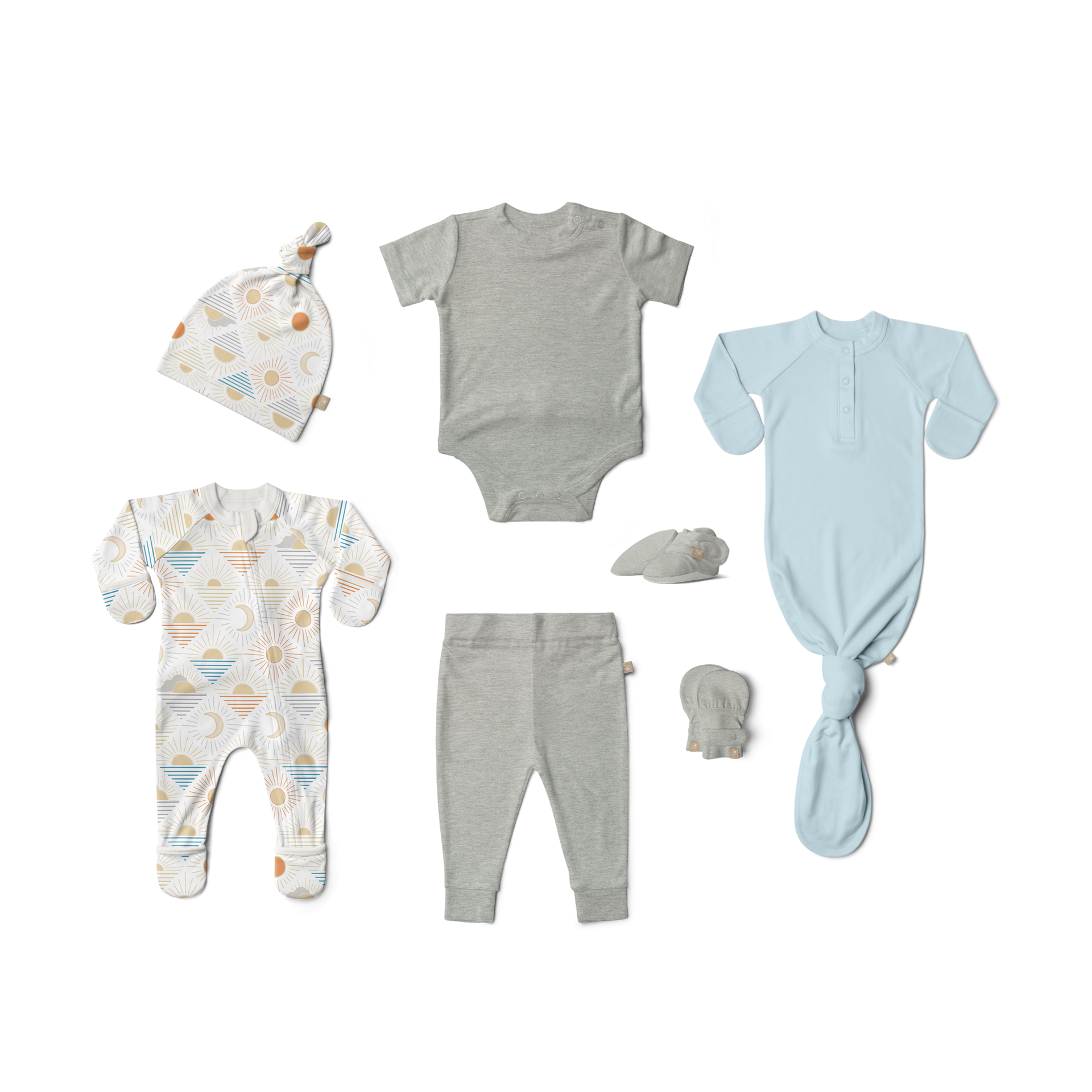 Me Modal Wrap 3Piece Set Serene Safari, Nb