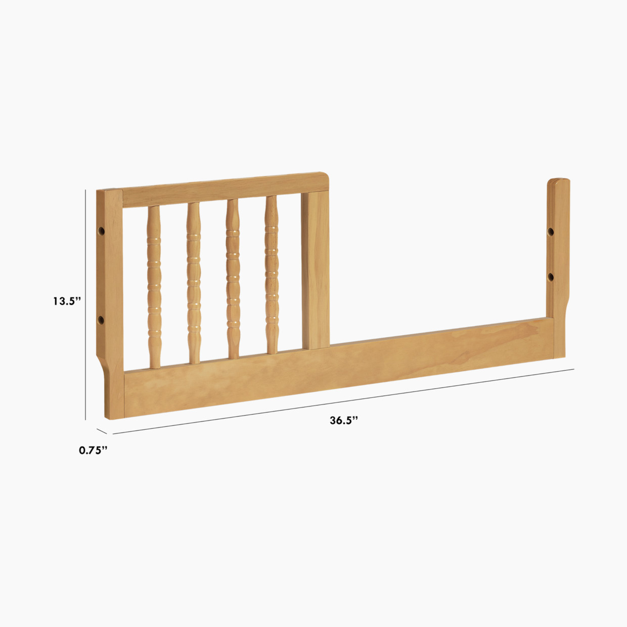 daVinci Jenny Lind Mini Toddler Bed Conversion kit - Honey.