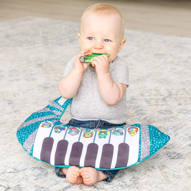 Infantino Grow With Me 3-In-1 Tummy Time Piano - Raccoon.
