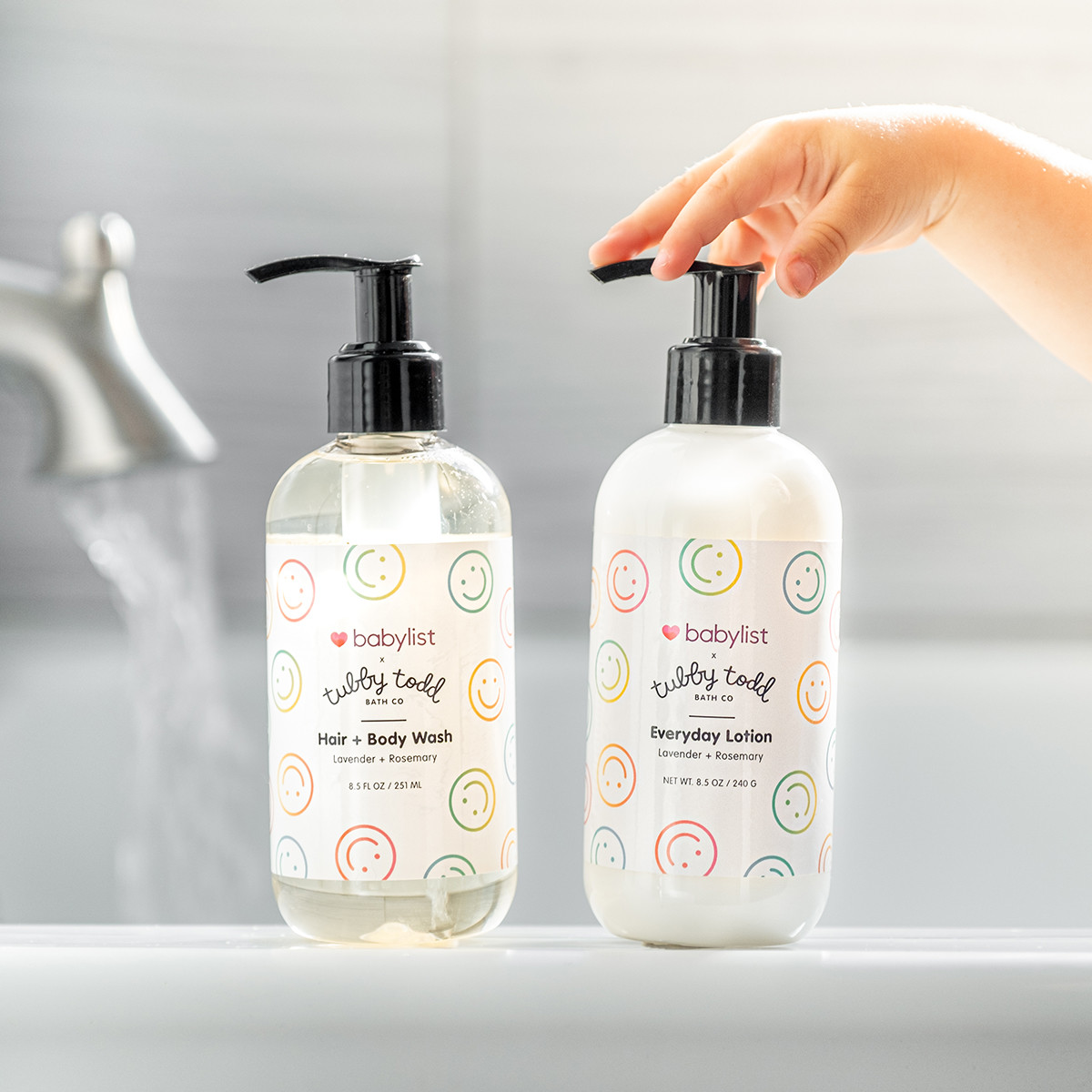 Tubby Todd Tubby Todd x Babylist The Wash and Lotion Gift Set - Lavender + Rosemary.