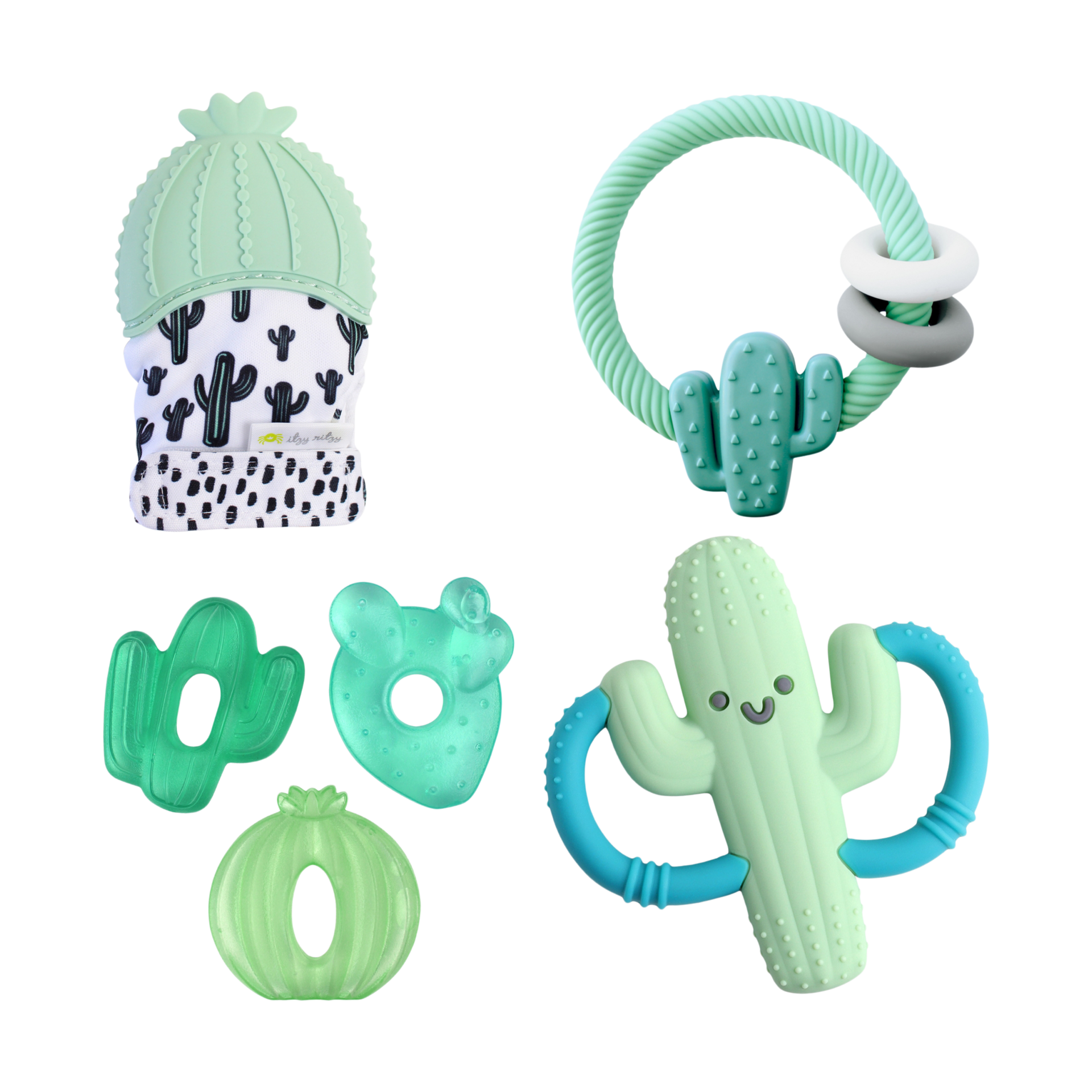 Itzy Ritzy Teething Bundle - Cactus.