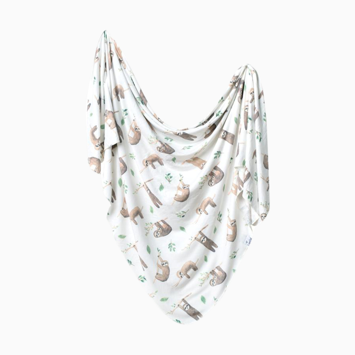 Copper Pearl Printed Swaddle Blanket - Sloths.