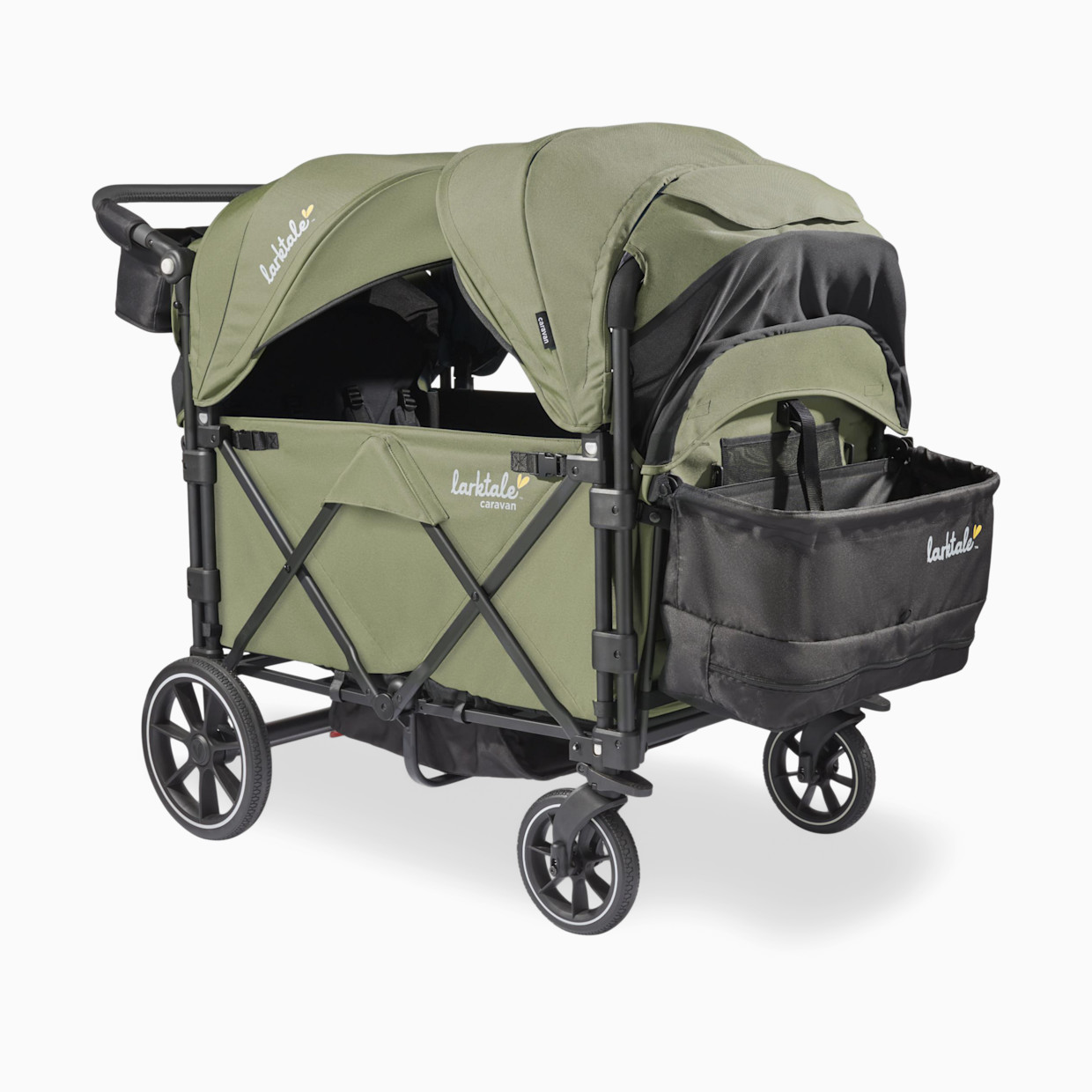 Larktale Caravan Quad Stroller Wagon - Chelsea Green.